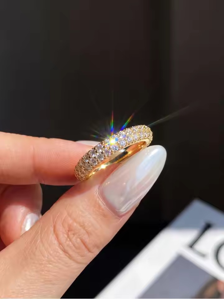 Bayyinah 0.5 Carat Round Moissanite Ring