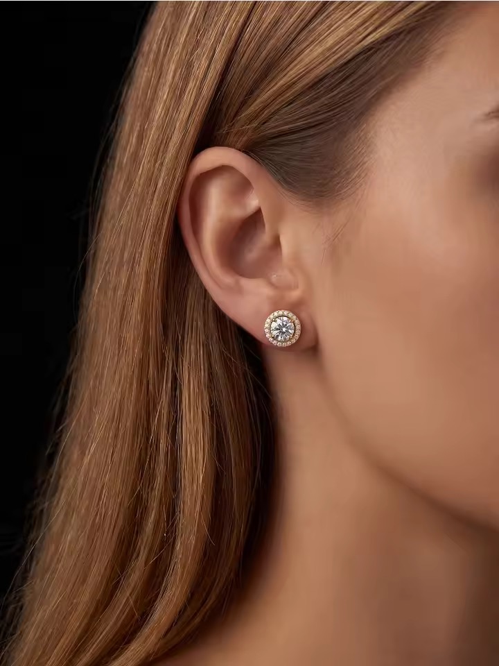 Irma Classical Moissanite Earrings
